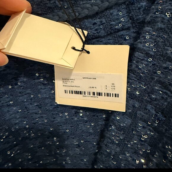 NWT Sandro Decorative knit coatigan and trousers - Picture 3 of 9